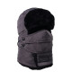 Unisex Winter Trooper Trapper Bomber Hat with Ear Flap Keeping Warm for Skating Skiing Outdoor Activities - Grey