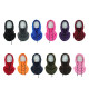 Thermal Balaclava Face Mask Outdoor Sports Mask Hood Hat for Women Men - Hot Pink