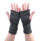 1 Pair Women Cotton Fingerless Arm Winter Gloves Hand Long Warmer Mittens - Grey