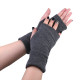 1 Pair Women Cotton Fingerless Arm Winter Gloves Hand Long Warmer Mittens - Grey