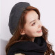 Girls Fashion French Classic Style Beret Hat - Deep Grey