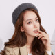 Girls Fashion French Classic Style Beret Hat - Deep Grey