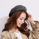 Girls Fashion French Classic Style Beret Hat - Deep Grey