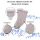 Winter Ladies Non Slip Soft Cozy Slipper Socks Fleece Lined Fluffy and Furry Knitted Warm Home Socks, Light Coffee