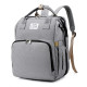 Portable Diaper Bag Maternity Baby Nappy Changing Bags, Large Capacity, Water Resistant - Grey