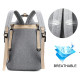 Portable Diaper Bag Maternity Baby Nappy Changing Bags, Large Capacity, Water Resistant - Grey