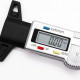 0-25mm LCD Digital Tyre Depth Gauge Caliper Tread Motorbike Car Truck Tester Measurer - Silver