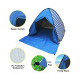 Pop Up Beach Tent Shade Sun Shelter UPF 50+ Canopy Cabana 2-3 Person - Dark Blue Stripes