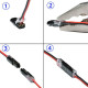 10 pcs 12V Car Auto Cable Plug Connector Strip Terminal Connection Clamp