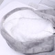 Super Wide Loose Cozy Oversized Wearable Hoodie Sweatshirt Blanket for Adults Men Women - Grey