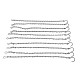 10 Pack Garden Plant Hanging Chains Basket Hanging Chains with Hooks Clips - Black