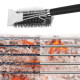 BBQ Grill Cleaning Brush and Scraper Safe Stainless Steel Grill Brush for Grilling Grates - Black