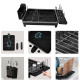 Dish Drying Rack Multifunctional Tableware Drain Rack Stainless Steel Dish Drainers for Kitchen Counter - Black