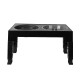 Raised Slow Feeder Dog Bowls Elevated Food Water Feeding Pet Bowl with 5 Heights Adjustable - Black