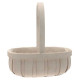 White Softwood Trug Basket 30cm