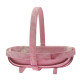 Pink Softwood Trug Basket 25.5cm