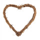 25 cm Natural Vine Heart