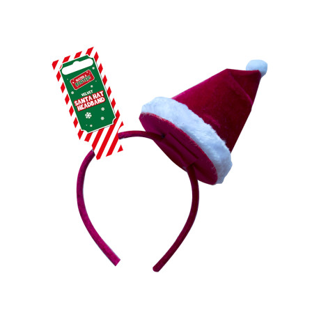 Velvet Santa Hat Headband