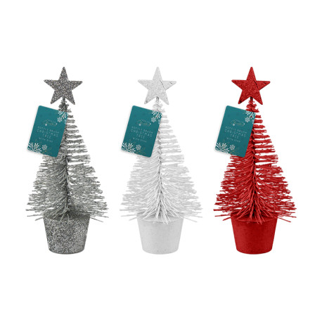 Bottle Brush Christmas Tree (Assorted)