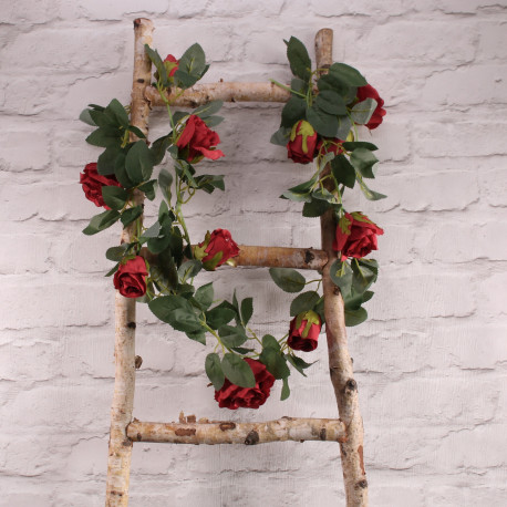 Red Rose Garland (175cm)