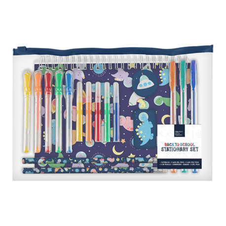 Assorted Boys Stationery Set (18 Piece)