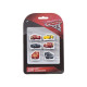 Cars 3 6 Piece Eraser Set On Blister Card