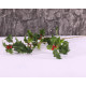 63cm Green Holly Spray