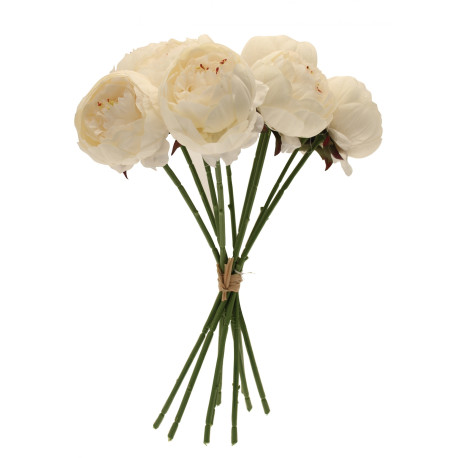 Peony Bunch Cream 40cm