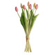 Real Feel Tulip Bunch Light Purple