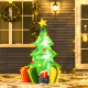 5ft Inflatable Christmas Tree Xmas Air Blown Holiday Decoration LED Lawn Yard Outdoor Ornaments