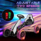 12V Electric Go Kart for Kids, Ride-On Racing Go Kart with Forward Reversing, Rechargeable Battery, 2 Speeds, for Boys Girls Age