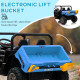 12V 2 Seater Kids Electric Ride-On Car with Electric Bucket, Remote Control - Blue