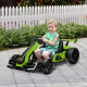 24V Electric Go Kart for Kids with Adjustable Seat for 6-12 Years, Green