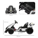 24V Electric Go Kart for Kids with Adjustable Seat for 6-12 Years, White