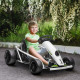 24V Electric Go Kart for Kids, Drift Ride-On Racing Go Kart with 2 Speeds, for Boys Girls Aged 8-12 Years Old, White