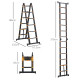 3.8m Duo Aluminium Ladder w/ Tool Holder - Yellow