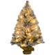 3ft Snowy Tabletop Christmas Tree, with LED Lights