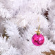 5ft Snow Artificial Christmas Tree w/ Metal Stand Decorations Home Seasonal Elegant Faux White