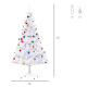 5ft Snow Artificial Christmas Tree w/ Metal Stand Decorations Home Seasonal Elegant Faux White