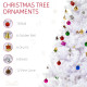 5ft Snow Artificial Christmas Tree w/ Metal Stand Decorations Home Seasonal Elegant Faux White