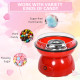 450W Electric Candyfloss Machine Kit Non-Stick Plates Fairground Fun Children Adult Party Gift Home Sweet Metal Body w/ Accessor