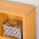 CD Storage Unit with Adjustable Shelves, 89 x 130.5 cm, Beech Wood Finish