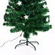 5FT Prelit Artificial Christmas Tree Fibre Optic Star LED Light Holiday Home Xmas Decoration with LED Light for Indoor Party, Gr