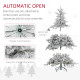 5ft Bushy Snow-Flocked Artificial Christmas Tree, with LED Lights