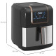 6.5L Single Basket Air Fryer, 80-200°C Temperature, Black and Gold Tone