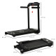 600W Foldable Steel Motorised Treadmill Running Machine w/ LCD Monitor Black