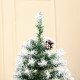 6FT Artificial Christmas Tree with Pine Cones, Holiday Home Xmas Decoration Automatic Open, Green