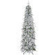 6ft Snow-Covered Unlit Artificial Christmas Tree