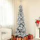 6ft Snow-Covered Unlit Artificial Christmas Tree