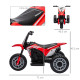 6V Kids Motorbike, Three-Wheel Kids Electric Bike with Horn, Startup Sound for Ages 18-36 Months - Red